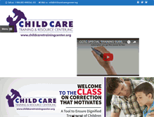 Tablet Screenshot of childcaretrainingcenter.org